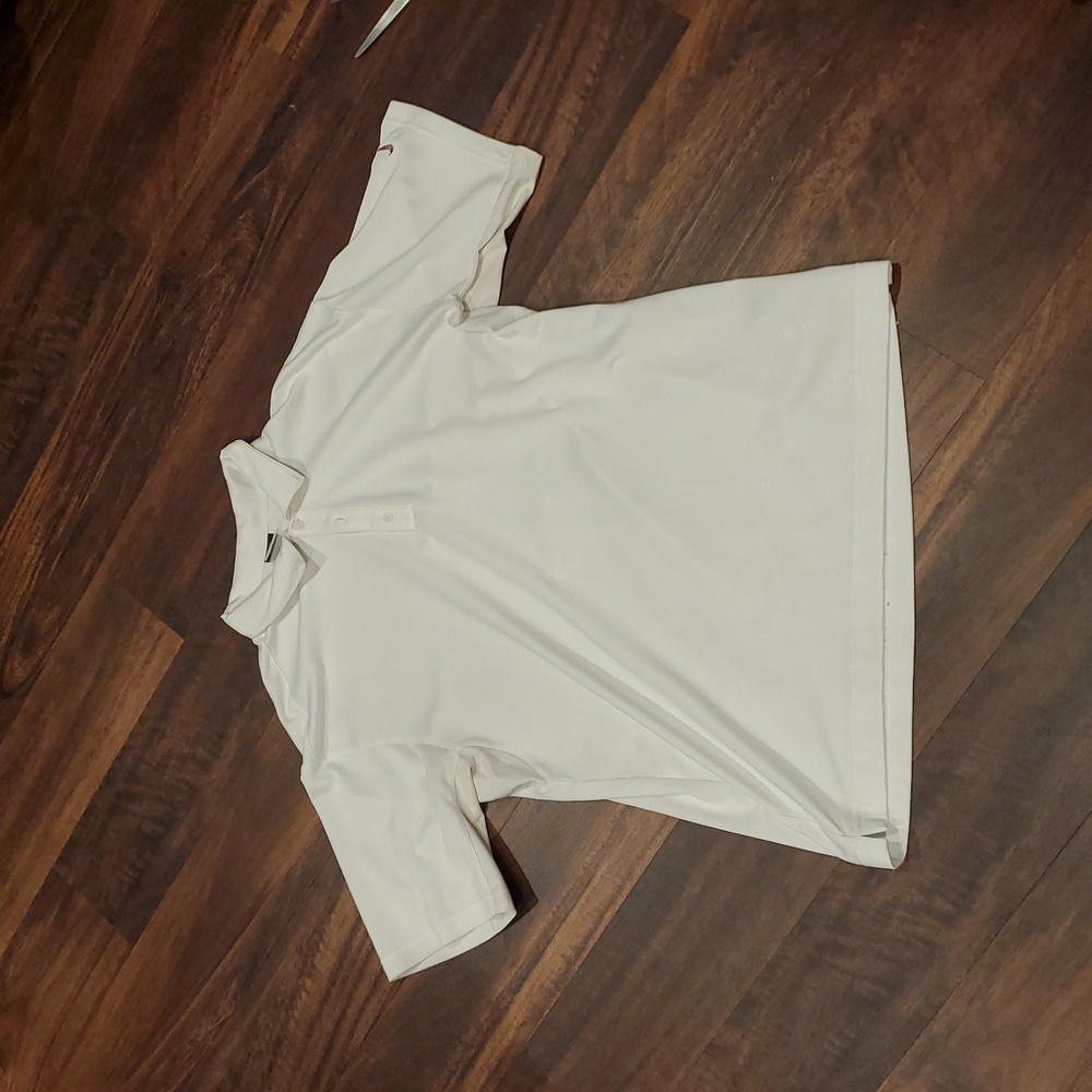 White Nike Golf Shirt